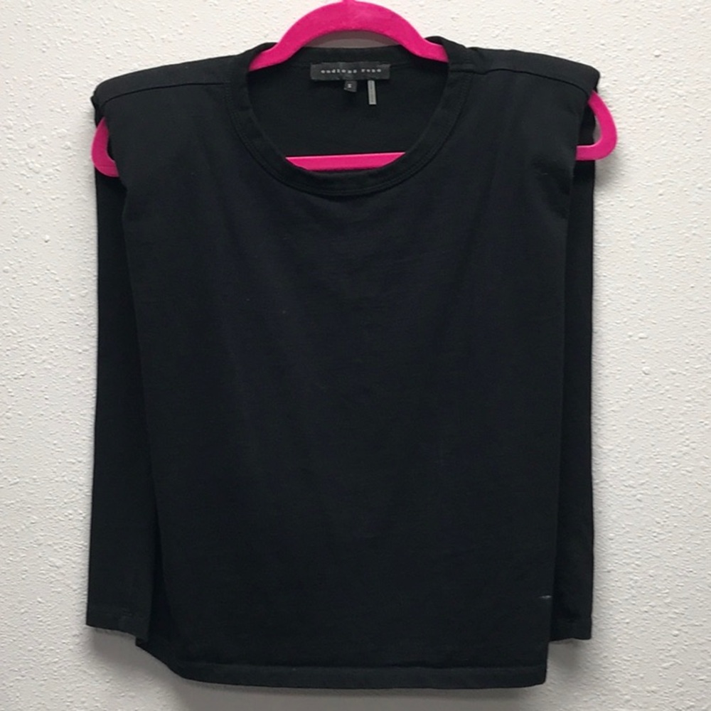Endless Rose Black Muscle Tee
